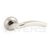 Ручки раздельные Avers H-1426-A-NIS/NI-Горный хрусталь матовый никель/никель